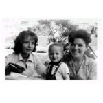 Jonathan with his favorite babysitters